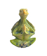 Yoga Turtle, Meditating Figurine, Meditating Animal, Funny Animal Figurine, Meditating Sea Turtle