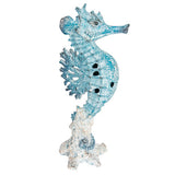 Seahorse Figurine, FREE SHIPPING, Seahorse Coral Figurine, Seahorse Decor, Beach Home Decor, Ocean Decor, Seahorse Gift - Pink Horse Florida