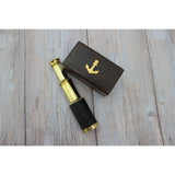 Telescope, Brass Telescope, Small Vintage Telescope, Telescope With Case, Brass Telescope in Box - Pink Horse Florida