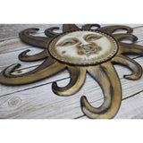 Sun Face, Sun Wall Hanging, Metal Wall Hanging, Patio Decor, Porch Decor - Pink Horse Florida
