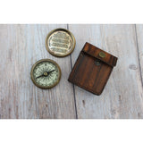 Navy Compass, U.S. Navy Gift, Antique Compass, Vintage Compass, Military Compass, Brass Compass - Pink Horse Florida