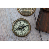 Navy Compass, U.S. Navy Gift, Antique Compass, Vintage Compass, Military Compass, Brass Compass - Pink Horse Florida