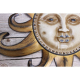 Sun Face, Sun Wall Hanging, Metal Wall Hanging, Patio Decor, Porch Decor - Pink Horse Florida