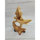 Mermaid Figurine Drift Wood Look, Mermaid Decor, Beach Home Decor, Mermaid Gift, Mermaid Home Decor - Pink Horse Florida
