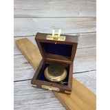 Antique Compass, Vintage Compass, Pocket Compass, Brass Compass - Pink Horse Florida