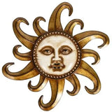 Sun Face, Sun Wall Hanging, Metal Wall Hanging, Patio Decor, Porch Decor - Pink Horse Florida