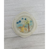 Beach Magnet, Nautical Magnet, Life Ring Magnet, Turtle Magnet, Beach Gift, Ocean Magnet, Coral Look - Pink Horse Florida