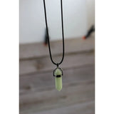 Blue Glow in the Dark Spear Necklace, Glow in the Dark Necklace, Arrow Necklace, Arrow Jewelry, - Pink Horse Florida
