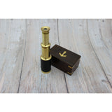 Telescope, Brass Telescope, Small Vintage Telescope, Telescope With Case, Brass Telescope in Box - Pink Horse Florida