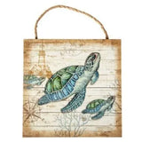 Turtle Bay Sign, Sea Turtle Sign, Sea Turtle Wall Decor - Pink Horse Florida