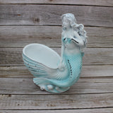 Mermaid Figurine, Mermaid Decor, Coastal Decorative Accent, Mermaid Collectibles, Mermaid Vase - Pink Horse Florida
