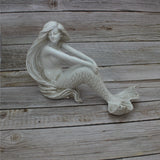 Mermaid Figurine, Mermaid Decor, Coastal Decorative Accent, Mermaid Collectibles, Mermaid - Pink Horse Florida