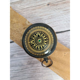 Antique Compass, Vintage Compass, Pocket Compass, Brass Compass, Sundial - Pink Horse Florida