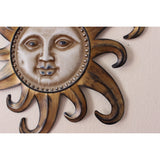 Sun Face, Sun Wall Hanging, Metal Wall Hanging, Patio Decor, Porch Decor - Pink Horse Florida