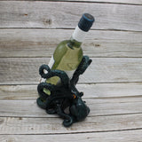 Octopus Wine Bottle Holder, Wine Bottle Holder, Nautical Wine Bottle Holder, Wine Decor - Pink Horse Florida