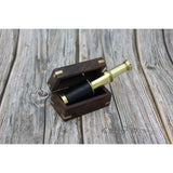 Telescope, Brass Telescope, Small Vintage Telescope, Telescope With Case, Brass Telescope in Box - Pink Horse Florida