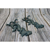 Mermaid Hook set, Mermaid Hook SET OF TWO, Mermaid Key Hook Beach Decor Mermaid Decor Key hook - Pink Horse Florida