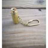 Telescope Keychain, Vintage Keychain, Brass Keychain, Nautical Keychain, Telescope, Spy Glass, Star - Pink Horse Florida