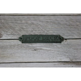 Poop Deck Sign, Wall Sign, Funny Bathroom or Nursery Decor, Nautical Decor - Pink Horse Florida