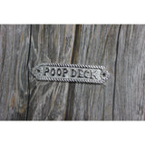 Poop Deck Sign, Wall Sign, Funny Bathroom or Nursery Decor, Nautical Decor - Pink Horse Florida