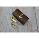 Whistle Keychain, Whistle Keychain with Box, Boatswain Whistle, Antique Whistle, Vintage Whistle, - Pink Horse Florida