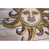 Sun Face, Sun Wall Hanging, Metal Wall Hanging, Patio Decor, Porch Decor - Pink Horse Florida