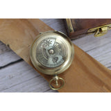 Antique Compass, Vintage Compass, Pocket Compass, Brass Compass, 50 Years Calendar Compass - Pink Horse Florida