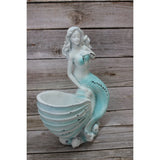 Mermaid Figurine, Mermaid Decor, Coastal Decorative Accent, Mermaid Collectibles, Mermaid Vase - Pink Horse Florida