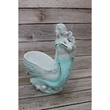 Mermaid Figurine, Mermaid Decor, Coastal Decorative Accent, Mermaid Collectibles, Mermaid Vase - Pink Horse Florida