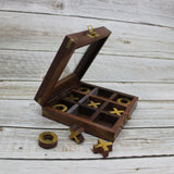 Nautical Game, Nautical Tic Tac Toe Game, Anchor Decor, Ship Design, Anchor Design, Nautical Decor - Pink Horse Florida