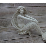 Mermaid Figurine, Mermaid Decor, Coastal Decorative Accent, Mermaid Collectibles, Mermaid - Pink Horse Florida