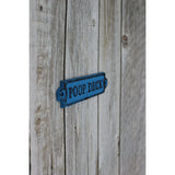 Poop Deck Sign, Wall Sign, Funny Bathroom or Nursery Decor, Nautical Decor - Pink Horse Florida