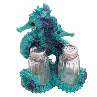 Seahorse Salt and Pepper Shakers, Seahorse Kitchen Decor Figurine, Seahorse Salt and Pepper Holders, Seahorse Salt and Pepper Set - Pink Horse Florida