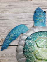 Sea Turtle Wall Art, Sea Turtle Wall Decor, Nautical Decor, Turtle Gift, Turtle Wall Art Metal, Sea Turtle Wall - Pink Horse Florida