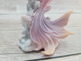 Mermaid Figurine, Mermaid Decor, Coastal Decorative Accent, Mermaid Collectibles, Mermaid Lover, Mermaid Gift - Pink Horse Florida