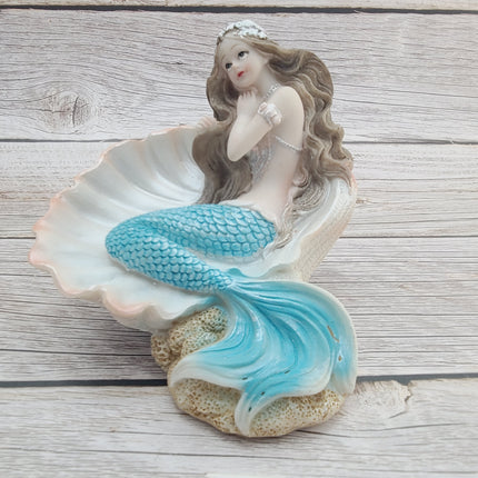 Mermaid Figurine, Mermaid Decor, Coastal Decorative Accent, Mermaid Collectibles, Mermaid Lover, Mermaid Gift - Pink Horse Florida