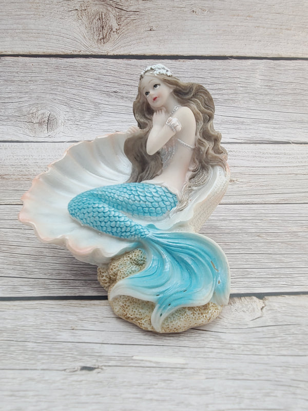 Mermaid Figurine, Mermaid Decor, Coastal Decorative Accent, Mermaid Collectibles, Mermaid Lover, Mermaid Gift - Pink Horse Florida