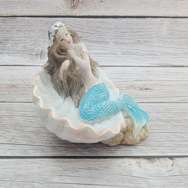 Mermaid Figurine, Mermaid Decor, Coastal Decorative Accent, Mermaid Collectibles, Mermaid Lover, Mermaid Gift - Pink Horse Florida