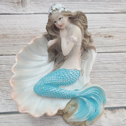 Mermaid Figurine, Mermaid Decor, Coastal Decorative Accent, Mermaid Collectibles, Mermaid Lover, Mermaid Gift - Pink Horse Florida