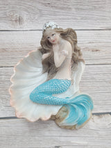 Mermaid Figurine, Mermaid Decor, Coastal Decorative Accent, Mermaid Collectibles, Mermaid Lover, Mermaid Gift - Pink Horse Florida