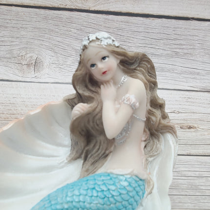 Mermaid Figurine, Mermaid Decor, Coastal Decorative Accent, Mermaid Collectibles, Mermaid Lover, Mermaid Gift - Pink Horse Florida