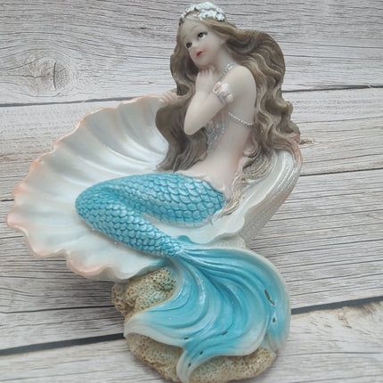 Mermaid Figurine, Mermaid Decor, Coastal Decorative Accent, Mermaid Collectibles, Mermaid Lover, Mermaid Gift - Pink Horse Florida