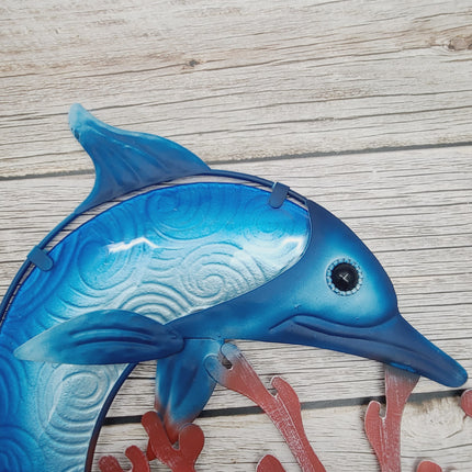 Dolphin Wall Art, Dolphin Wall Decor, Nautical Decor, Dolphin Gift, Dolphin Wall Accents, Dolphin Wall Sculpture - Pink Horse Florida