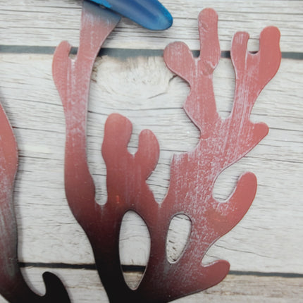 Dolphin Wall Art, Dolphin Wall Decor, Nautical Decor, Dolphin Gift, Dolphin Wall Accents, Dolphin Wall Sculpture - Pink Horse Florida