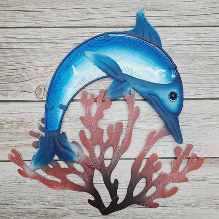 Dolphin Wall Art, Dolphin Wall Decor, Nautical Decor, Dolphin Gift, Dolphin Wall Accents, Dolphin Wall Sculpture - Pink Horse Florida