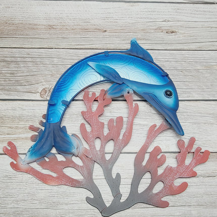 Dolphin Wall Art, Dolphin Wall Decor, Nautical Decor, Dolphin Gift, Dolphin Wall Accents, Dolphin Wall Sculpture - Pink Horse Florida