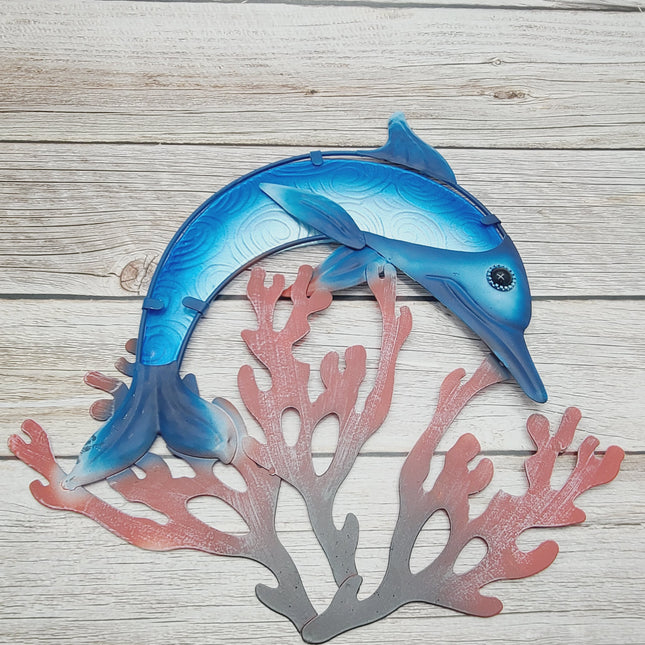 Dolphin Wall Art, Dolphin Wall Decor, Nautical Decor, Dolphin Gift, Dolphin Wall Accents, Dolphin Wall Sculpture - Pink Horse Florida