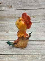 Bobblehead Rooster, Rooster Figurine, Funny Animal Figurine, Farm Figurine, Farm Decor, Farmhouse - Pink Horse Florida