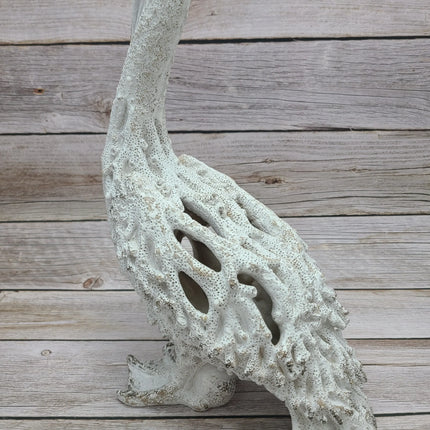Pelican Figurine, Coral Pelican, Pelican Decor, Pelican Gift, Pelican Statue, Beach Decor, Coral - Pink Horse Florida