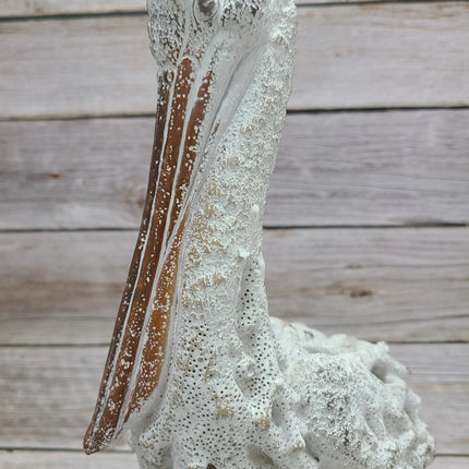 Pelican Figurine, Coral Pelican, Pelican Decor, Pelican Gift, Pelican Statue, Beach Decor, Coral - Pink Horse Florida